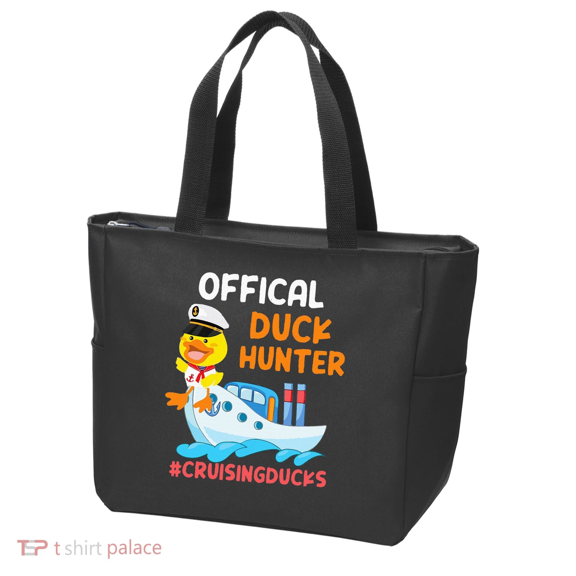 Duck Hunter Funny Duck Cruising Cruise Tote Bag