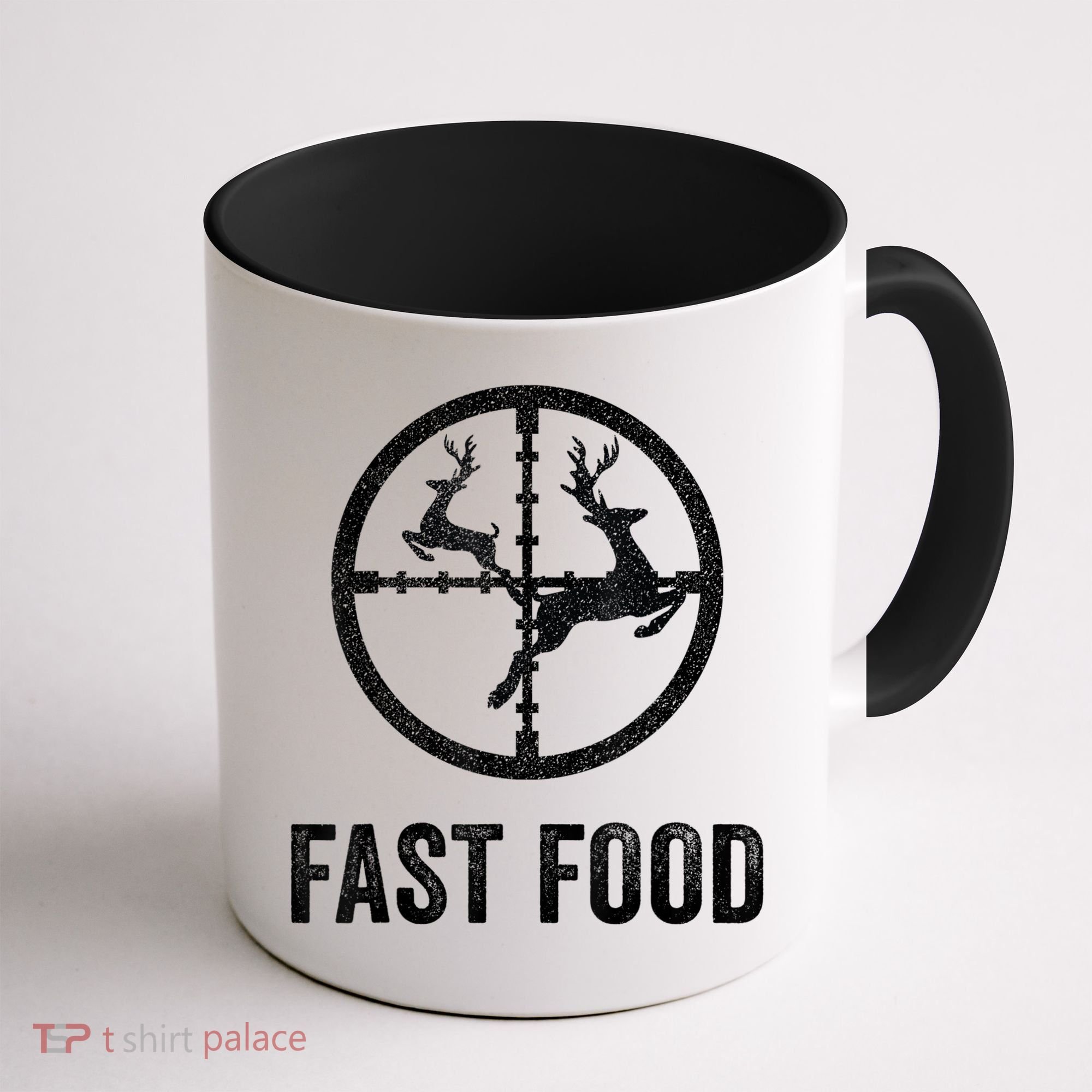 Deer Hunting Funny Hunter Gun Deer Fast Food Coffee Mug