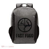 Deer Hunting Funny Hunter Gun Deer Fast Food Vector Backpack thumb 0