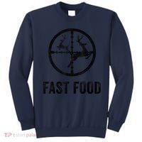 Deer Hunting Funny Hunter Gun Deer Fast Food Sweatshirt thumb 0