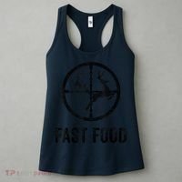 Deer Hunting Funny Hunter Gun Deer Fast Food Women's Tank Top thumb 3