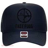 Deer Hunting Funny Hunter Gun Deer Fast Food Hat thumb 0