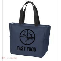 Deer Hunting Funny Hunter Gun Deer Fast Food Tote Bag thumb 3