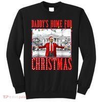DaddyS Home For Christmas Trump Sweatshirt thumb 0