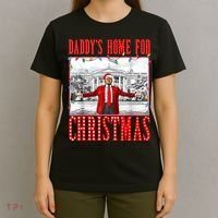 DaddyS Home For Christmas Trump T-Shirt thumb 4