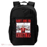 DaddyS Home For Christmas Trump Backpack thumb 0