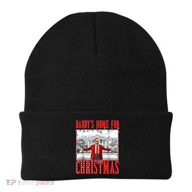 DaddyS Home For Christmas Trump Beanie