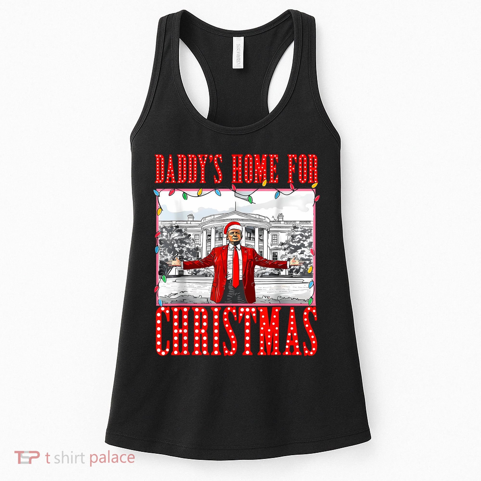 DaddyS Home For Christmas Trump Women's Tank Top