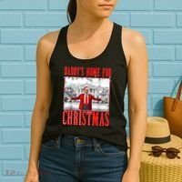 DaddyS Home For Christmas Trump Women's Tank Top thumb 2