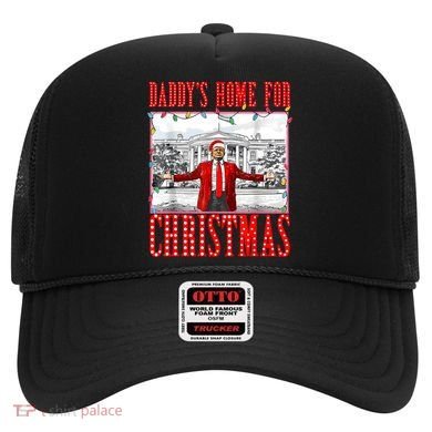 DaddyS Home For Christmas Trump Hat