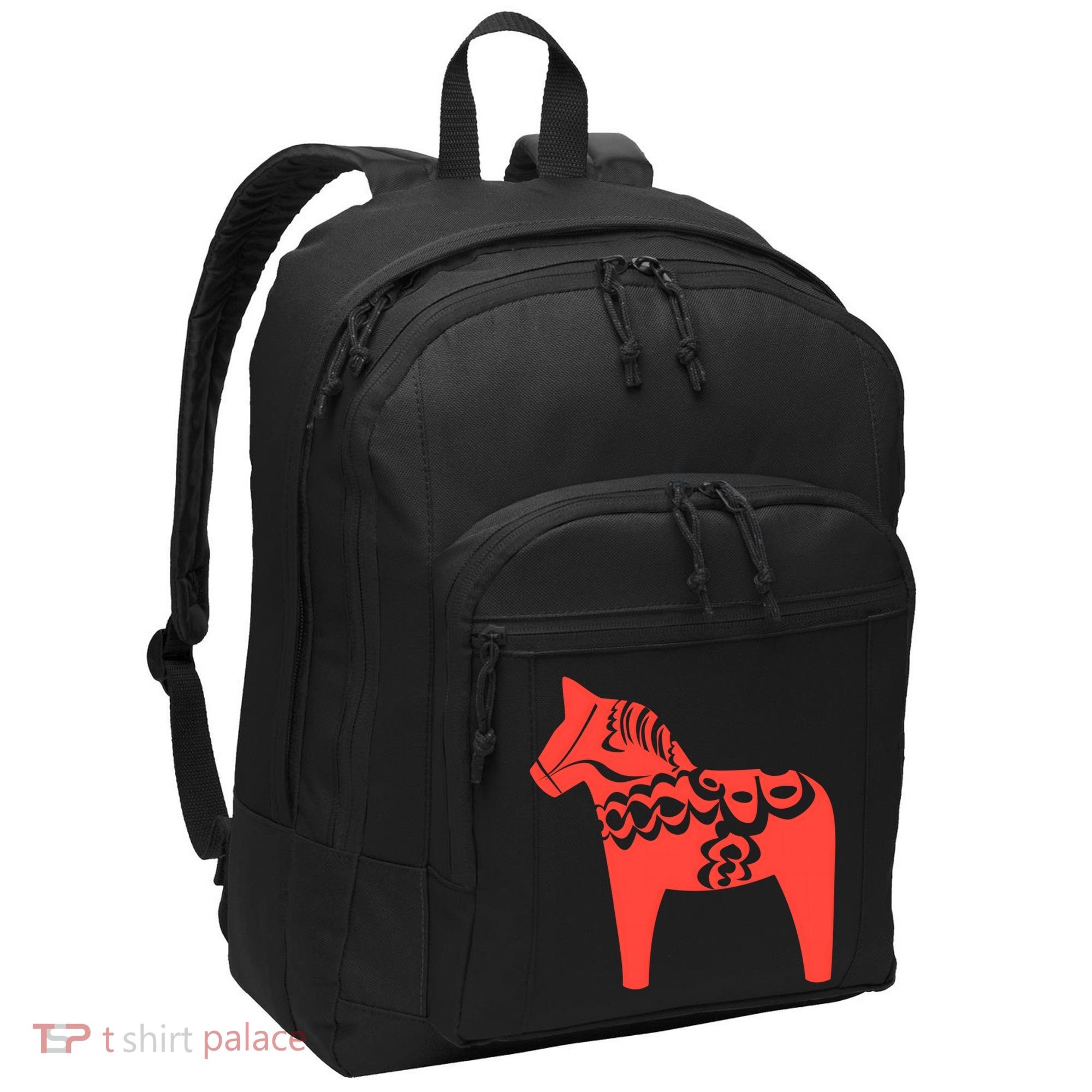 Dala Horse Gift Dalarna Swedish Sweden Sverige Gift Port Authority Basic Backpack