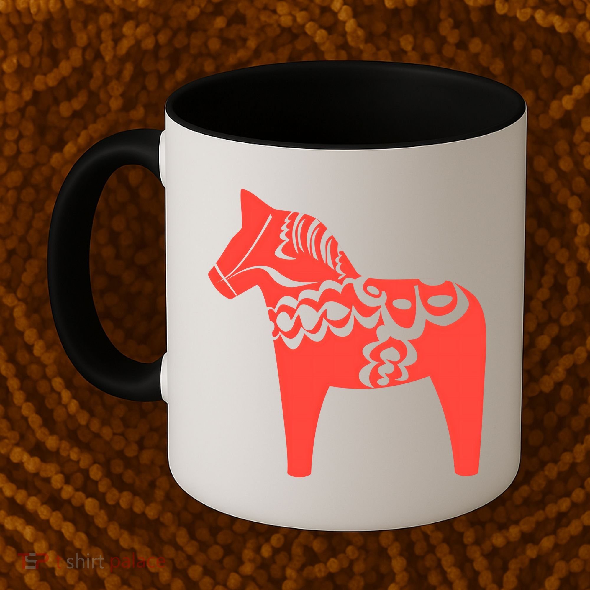 Dala Horse Gift Dalarna Swedish Sweden Sverige Gift Coffee Mug