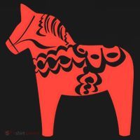 Dala Horse Gift Dalarna Swedish Sweden Sverige Gift Ornament thumb 1