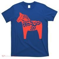 Dala Horse Gift Dalarna Swedish Sweden Sverige Gift T-Shirt thumb 0