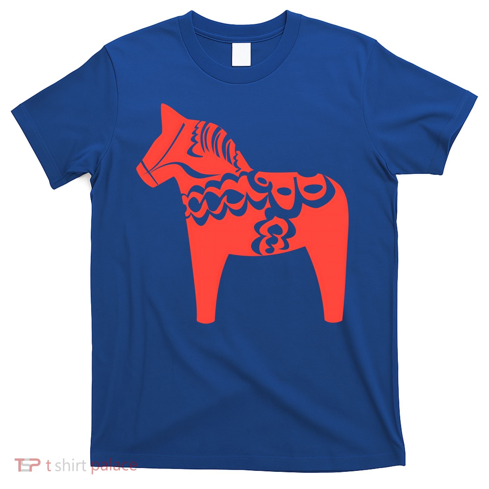 Dala Horse Gift Dalarna Swedish Sweden Sverige Gift T-Shirt