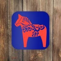 Dala Horse Gift Dalarna Swedish Sweden Sverige Gift Coaster thumb 0
