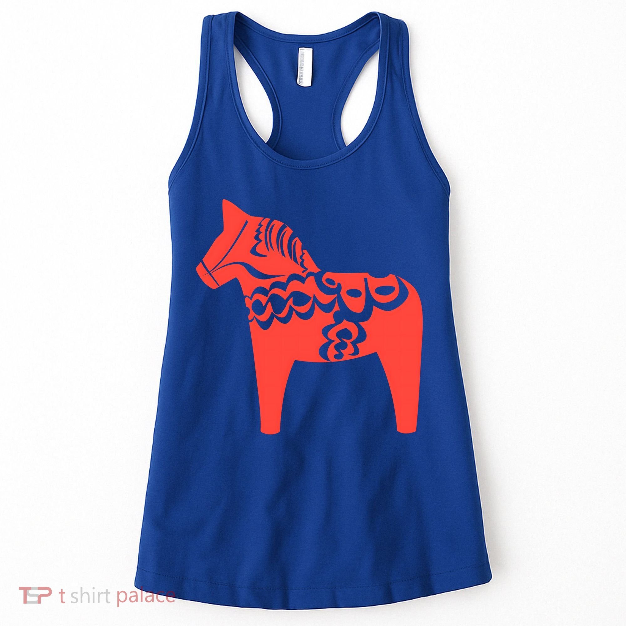 Dala Horse Gift Dalarna Swedish Sweden Sverige Gift Women's Tank Top