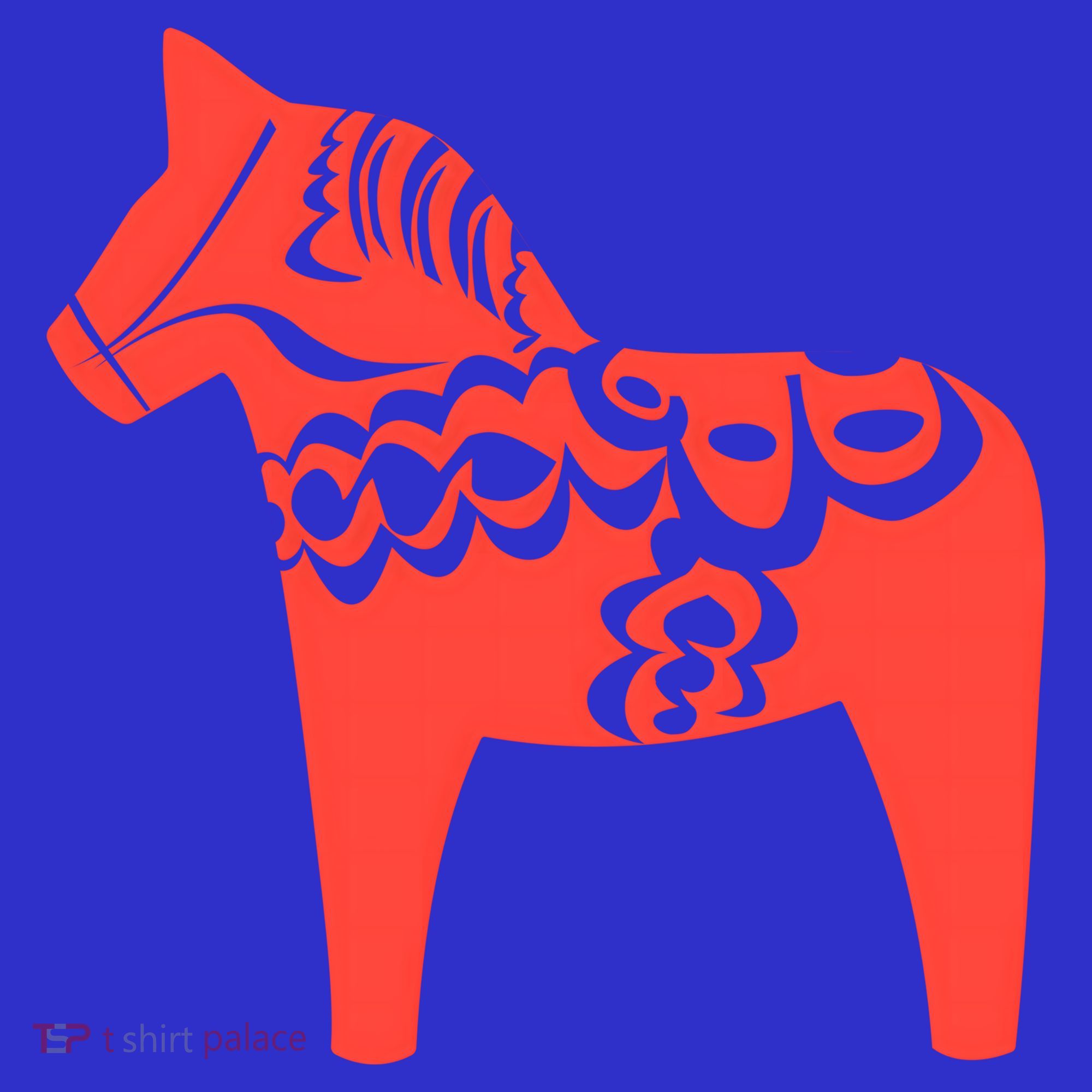 Dala Horse Gift Dalarna Swedish Sweden Sverige Gift Women's Tank Top