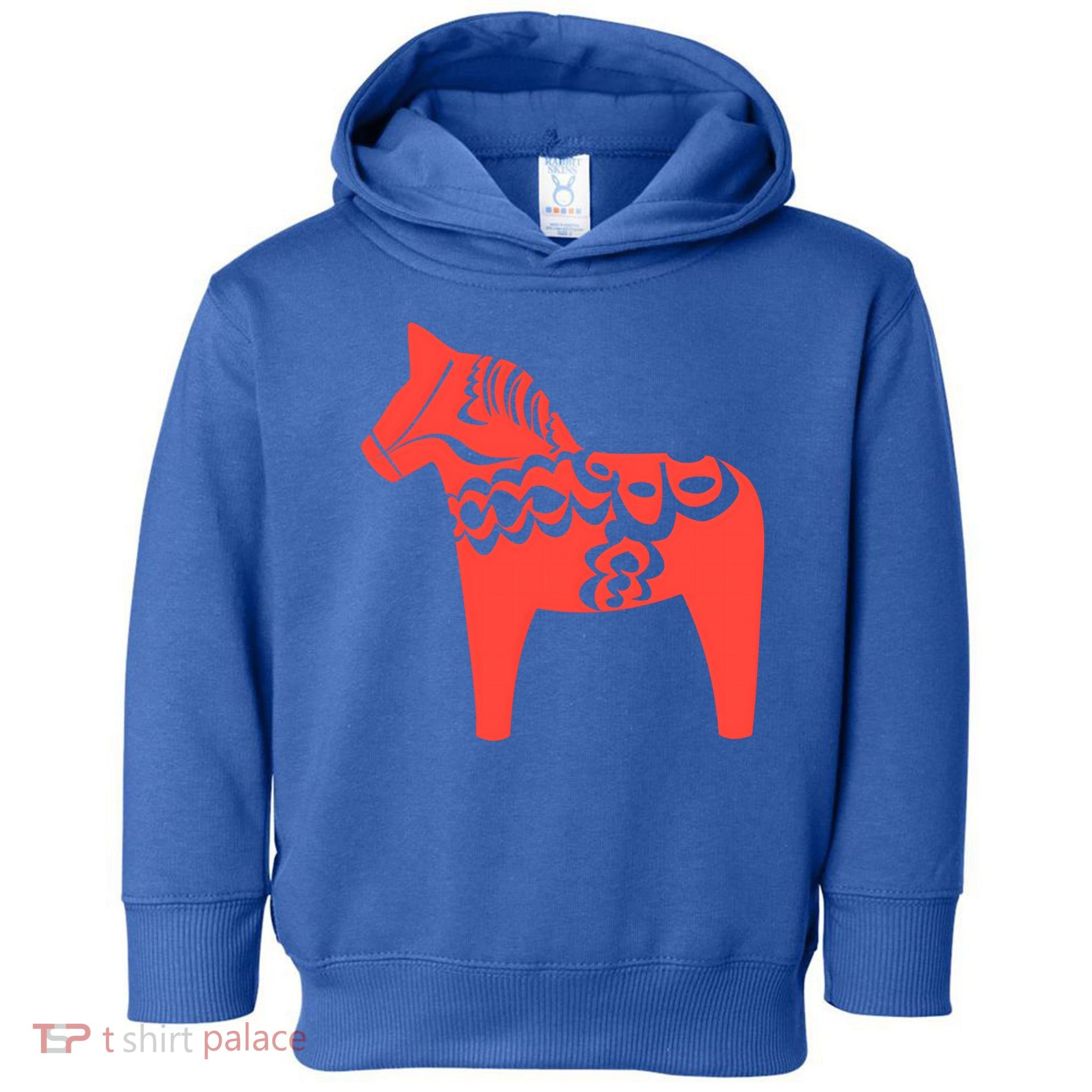 Dala Horse Gift Dalarna Swedish Sweden Sverige Gift Toddler Hoodie