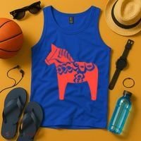 Dala Horse Gift Dalarna Swedish Sweden Sverige Gift Tank Top thumb 4