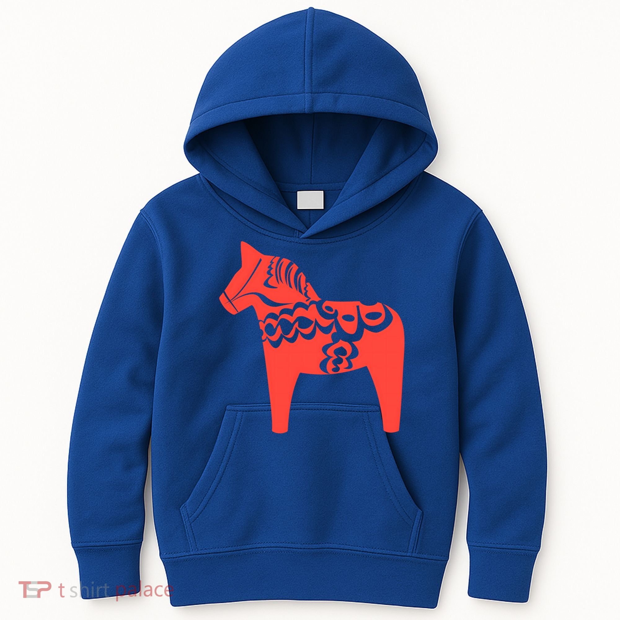Dala Horse Gift Dalarna Swedish Sweden Sverige Gift Kids Hoodie