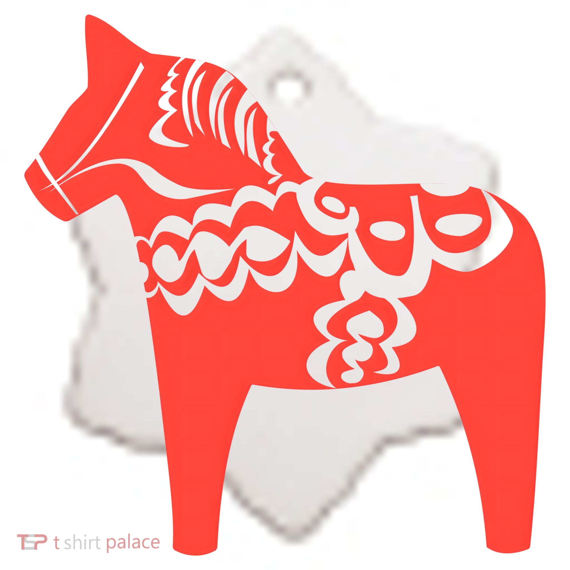 Dala Horse Gift Dalarna Swedish Sweden Sverige Gift Ceramic Ornament
