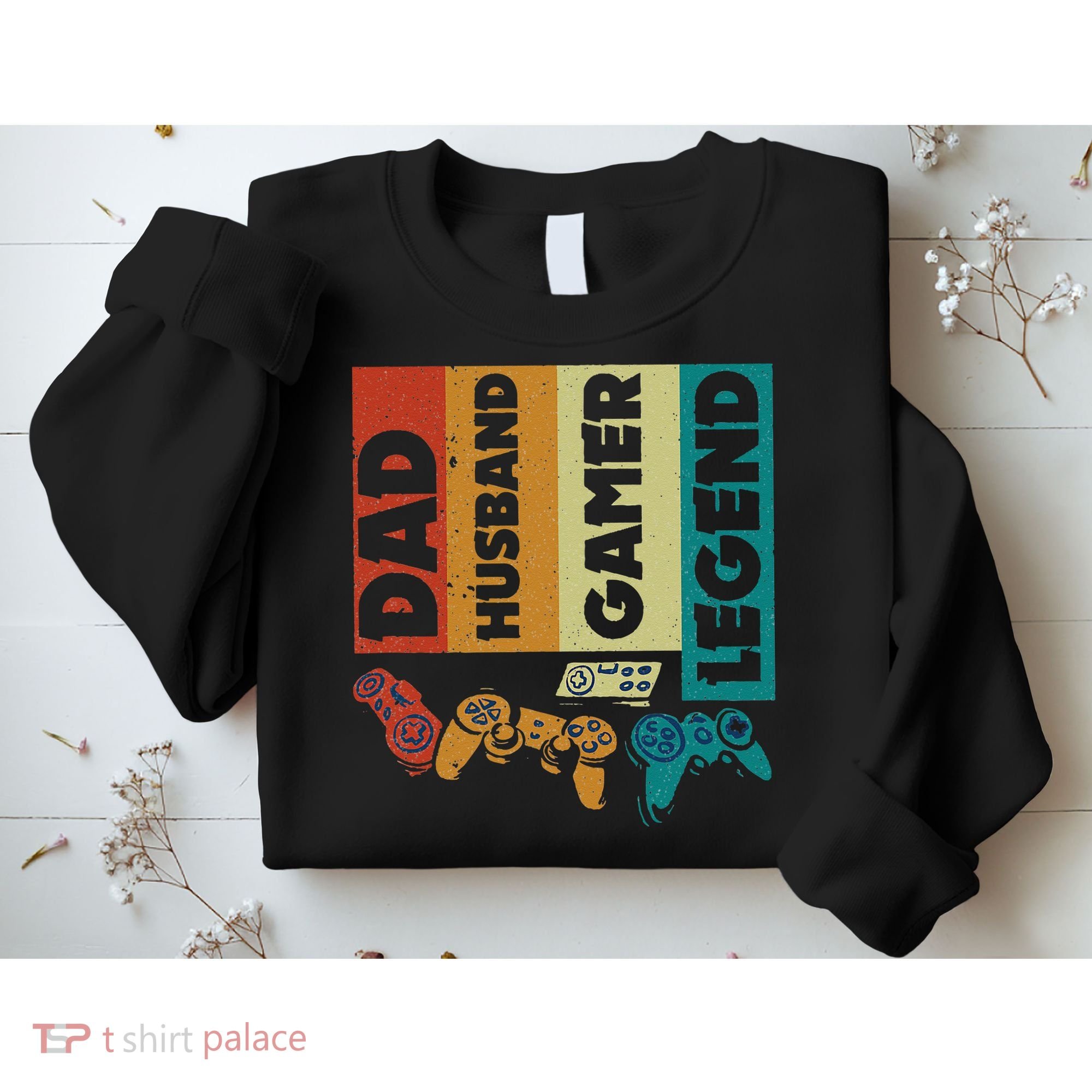 Dad Husband Gamer Legend Dad Video Gamer Sweatshirt