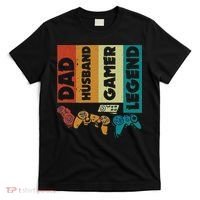Dad Husband Gamer Legend Dad Video Gamer T-Shirt thumb 0