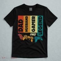 Dad Husband Gamer Legend Dad Video Gamer T-Shirt thumb 5