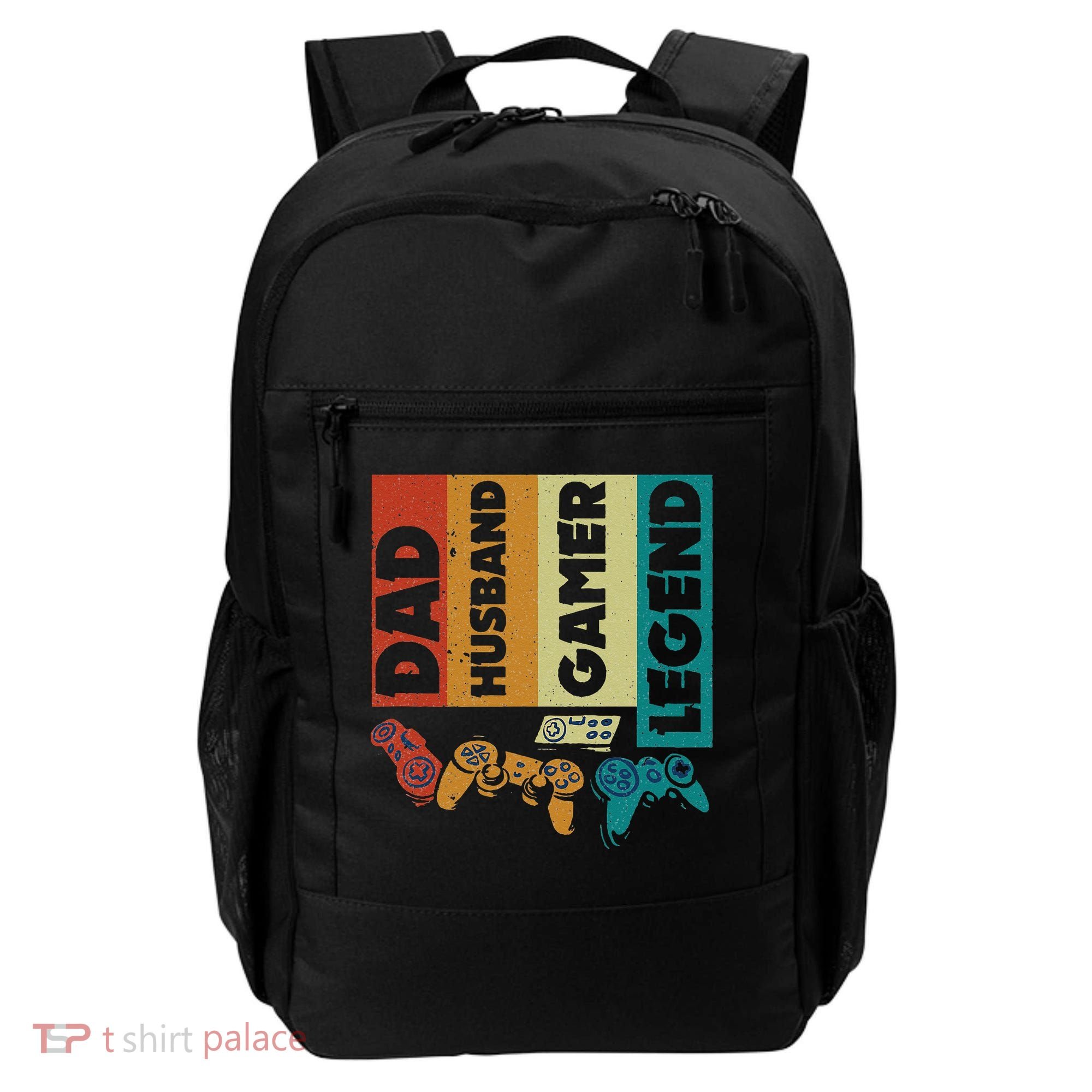 Dad Husband Gamer Legend Dad Video Gamer Backpack