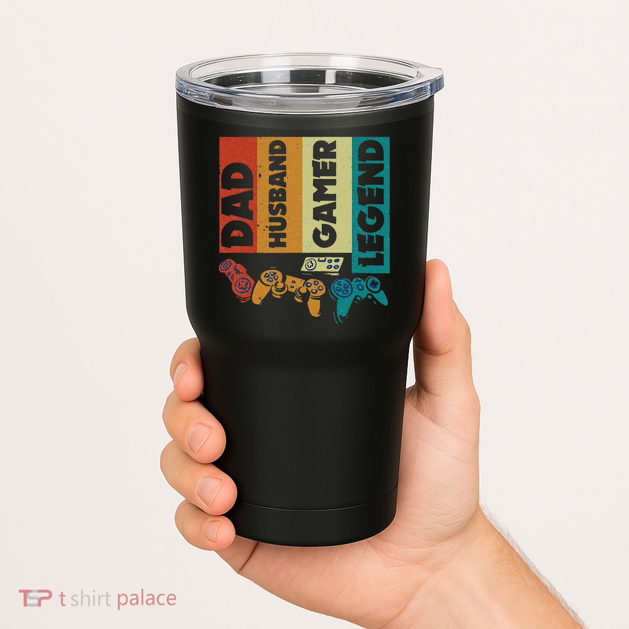 Dad Husband Gamer Legend Dad Video Gamer Tumbler