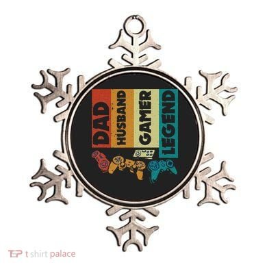 Dad Husband Gamer Legend Dad Video Gamer Ornament