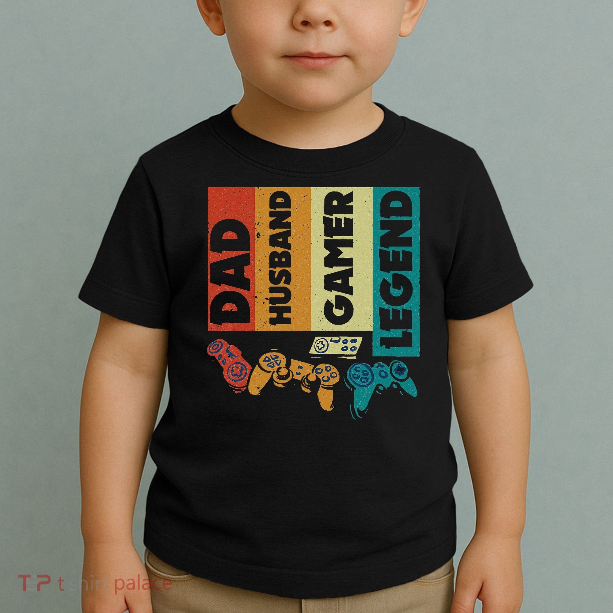 Dad Husband Gamer Legend Dad Video Gamer Toddler T-Shirt