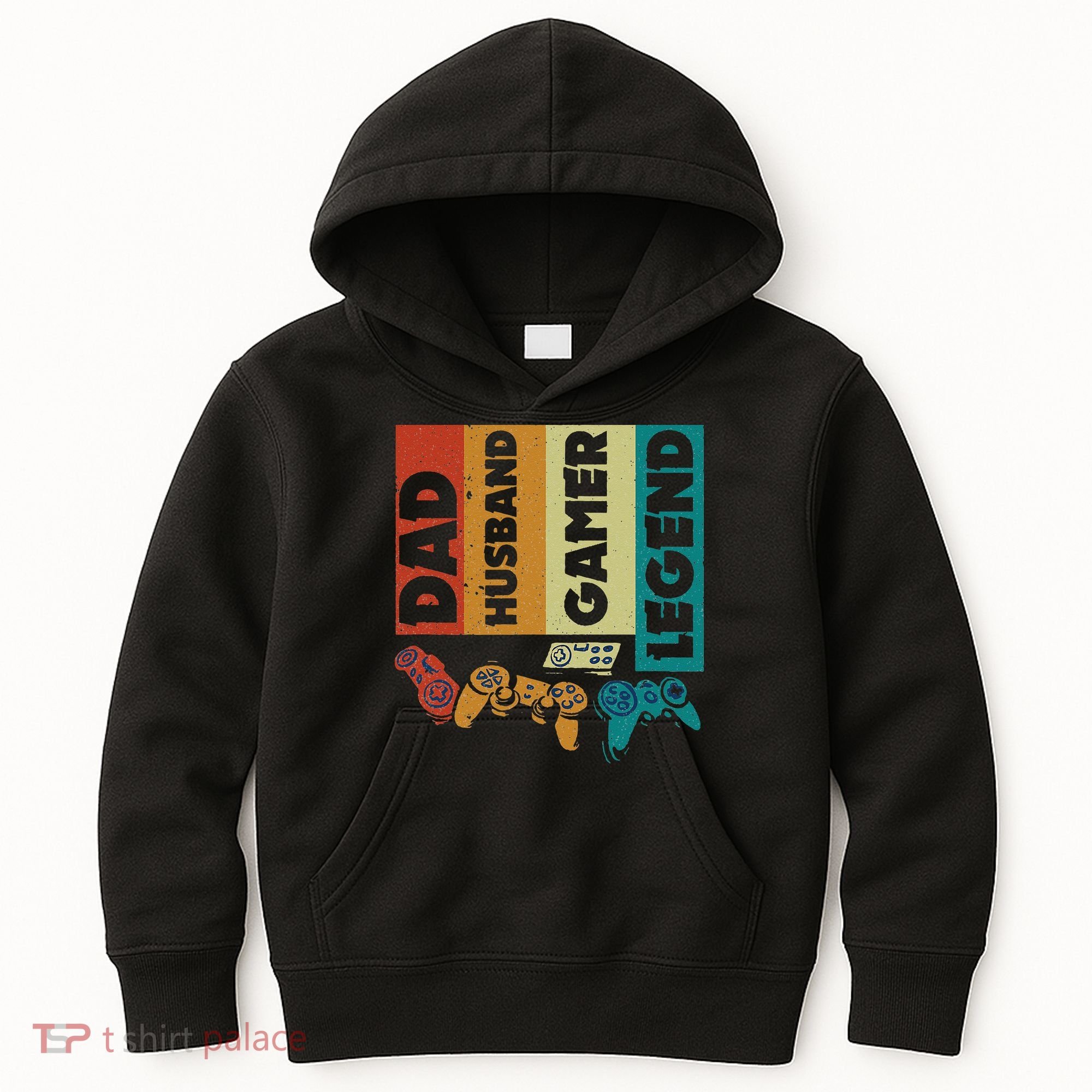 Dad Husband Gamer Legend Dad Video Gamer Kids Hoodie