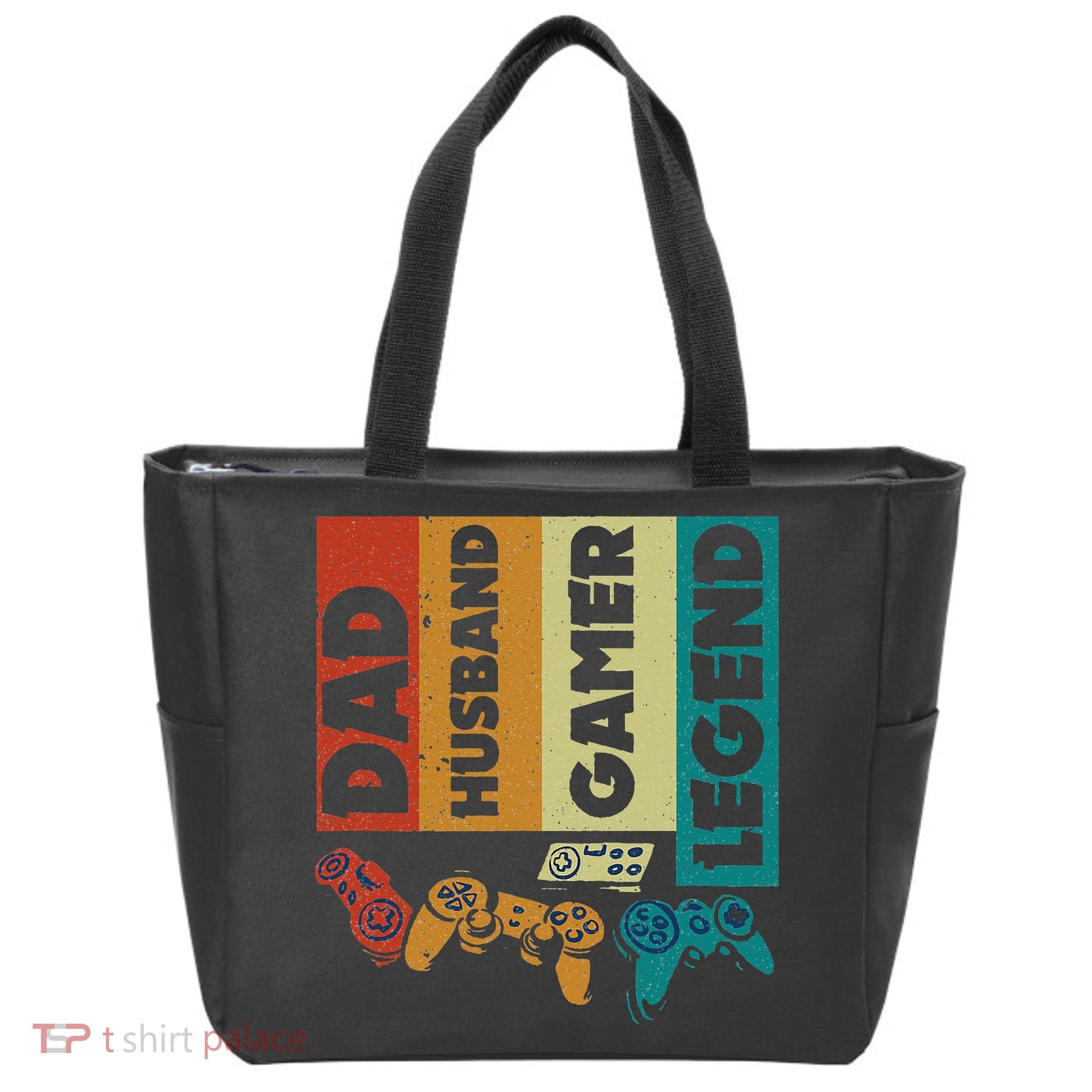 Dad Husband Gamer Legend Dad Video Gamer Tote Bag