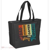 Dad Husband Gamer Legend Dad Video Gamer Tote Bag thumb 2