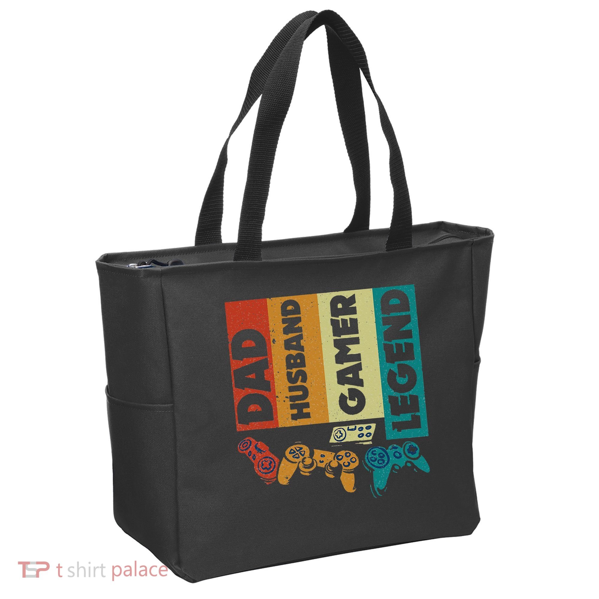 Dad Husband Gamer Legend Dad Video Gamer Tote Bag
