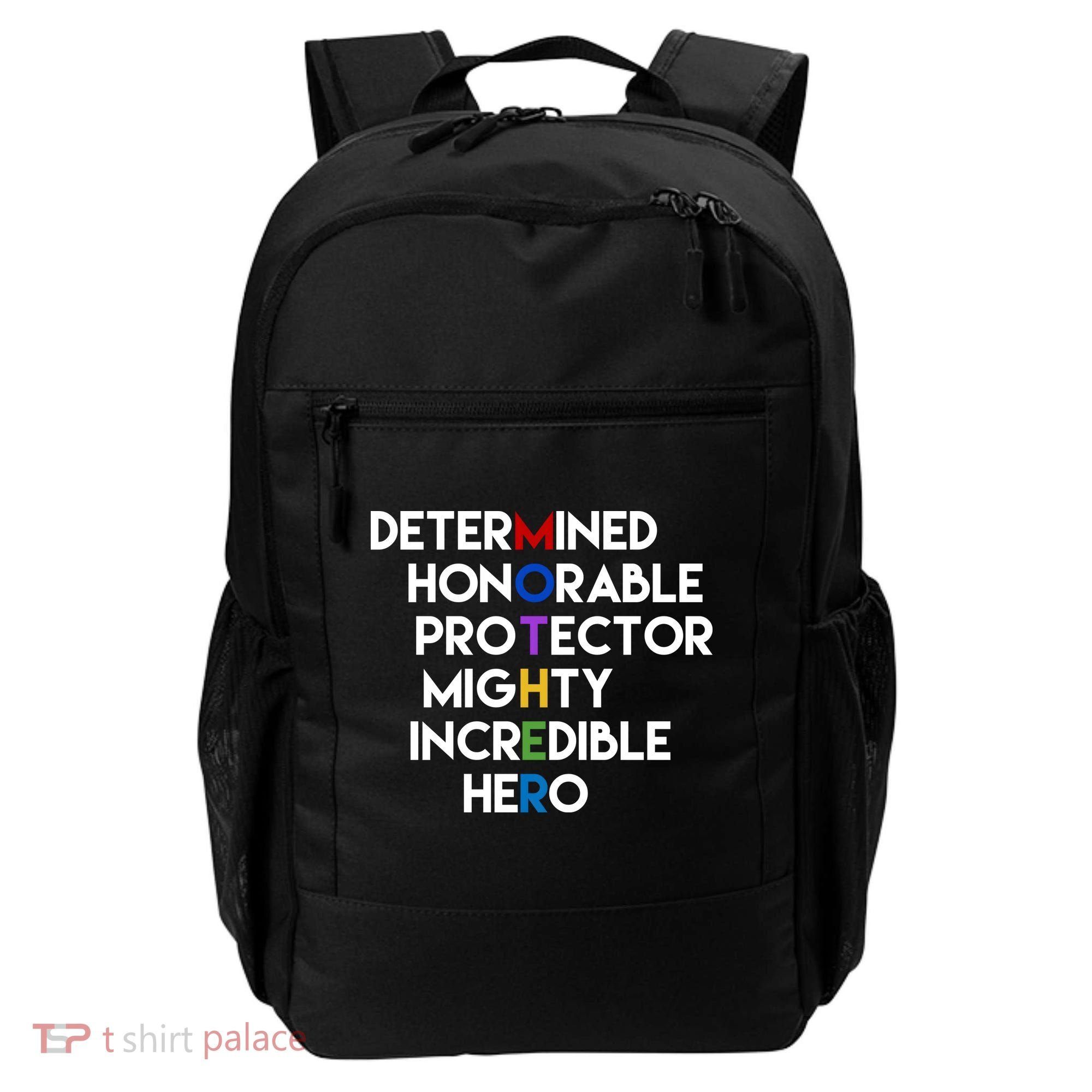 Determined Honorable Hero Mother Gift For Mom Backpack