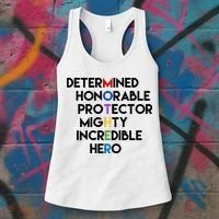 Determined Honorable Hero Mother Gift For Mom Women's Tank Top thumb 3