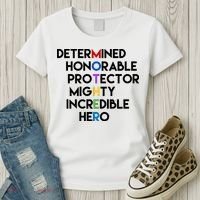 Determined Honorable Hero Mother Gift For Mom Women's T-Shirt thumb 3
