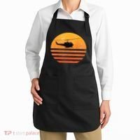 Distressed Huey Helicopter Uh1 Vietnam War Veteran Apron thumb 2