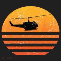 Distressed Huey Helicopter Uh1 Vietnam War Veteran Beanie thumb 2