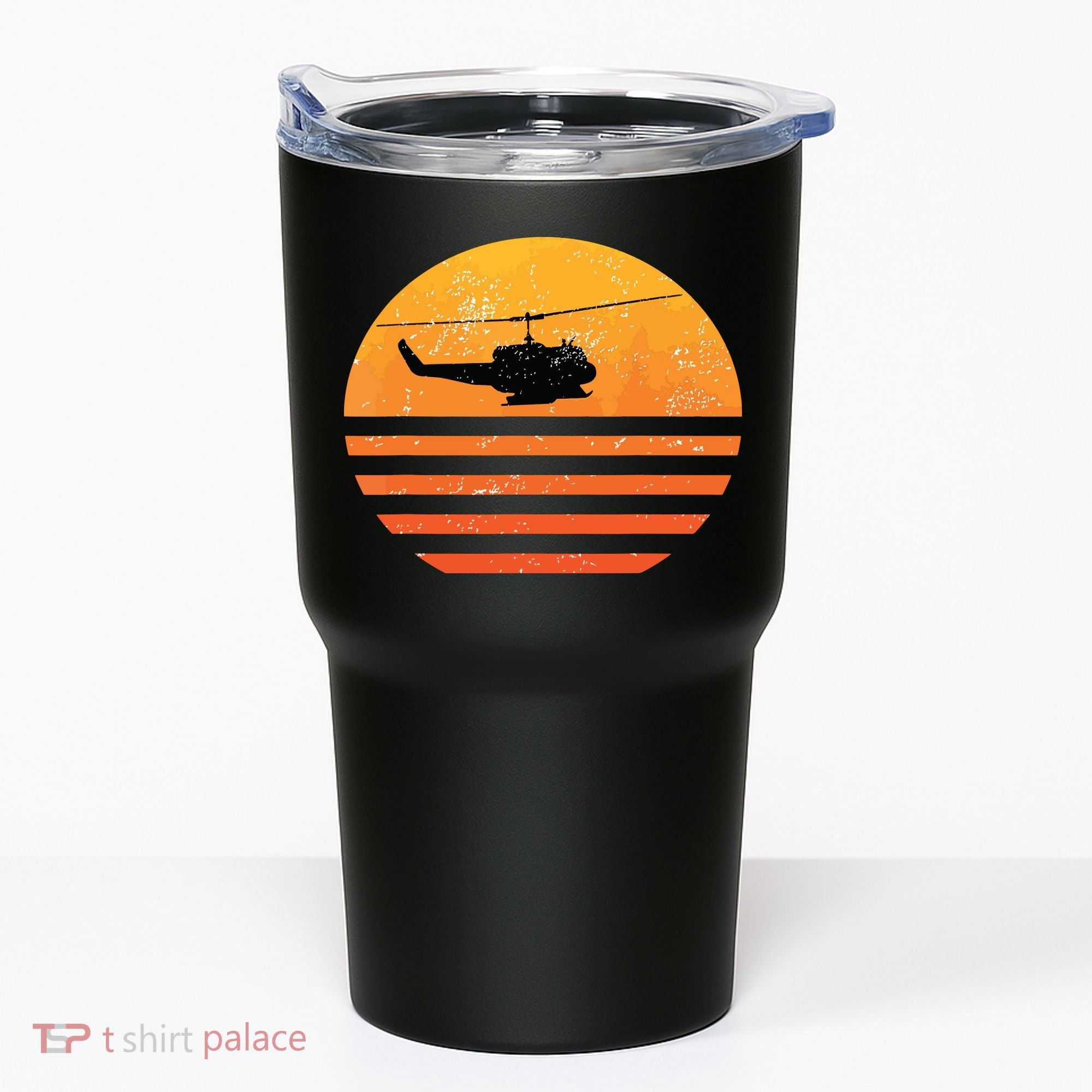 Distressed Huey Helicopter Uh1 Vietnam War Veteran Tumbler