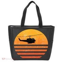 Distressed Huey Helicopter Uh1 Vietnam War Veteran Tote Bag thumb 0