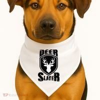 Deer Hunter Hunting Buck Sportsman USA-Made Doggie Bandana thumb 1