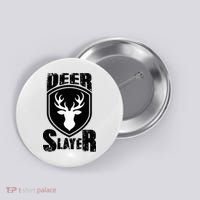 Deer Hunter Hunting Buck Sportsman Button thumb 0