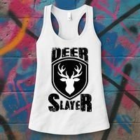Deer Hunter Hunting Buck Sportsman Women's Tank Top thumb 3