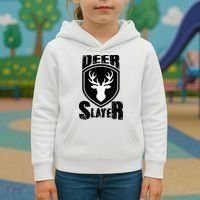 Deer Hunter Hunting Buck Sportsman Kids Hoodie thumb 3