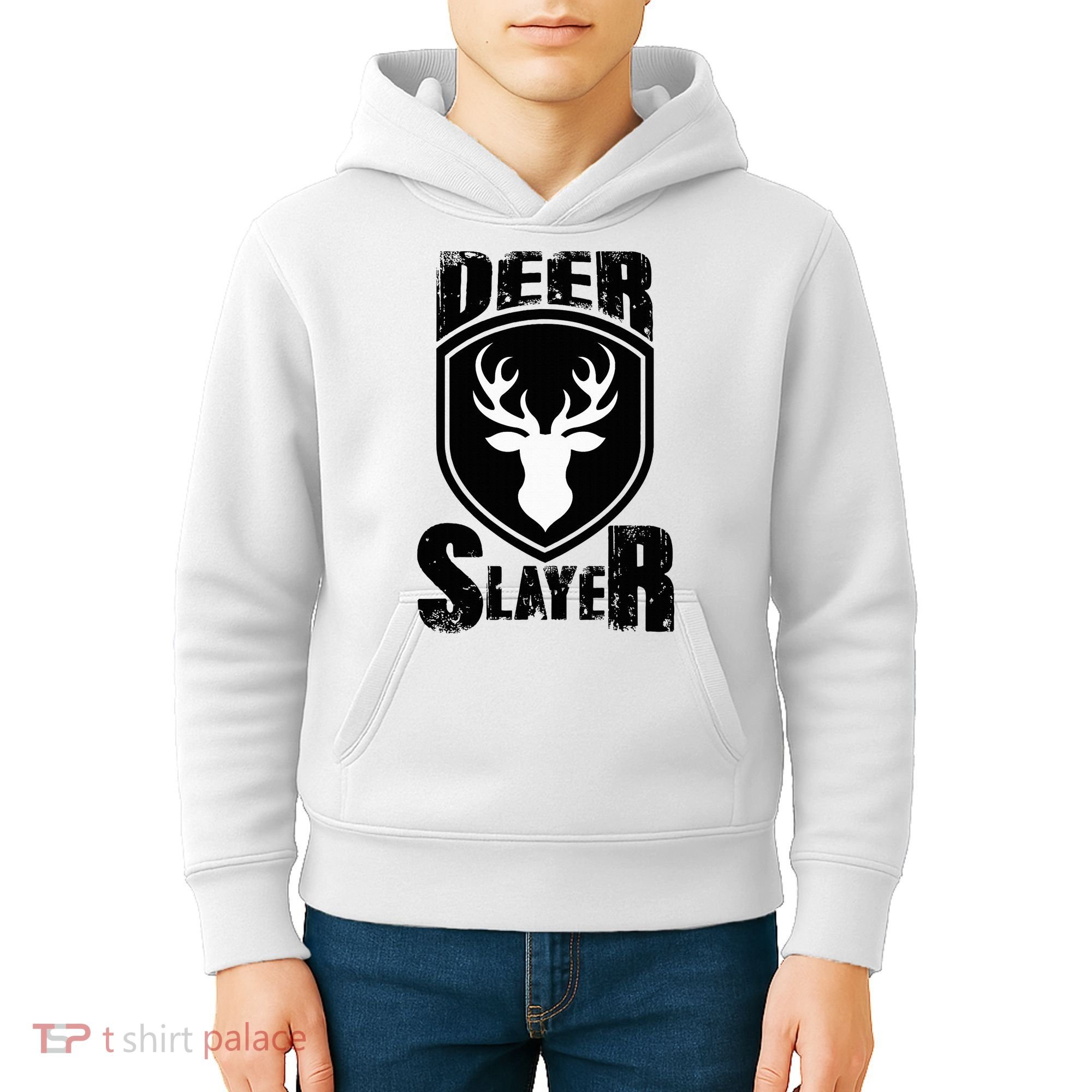 Deer Hunter Hunting Buck Sportsman Kids Hoodie