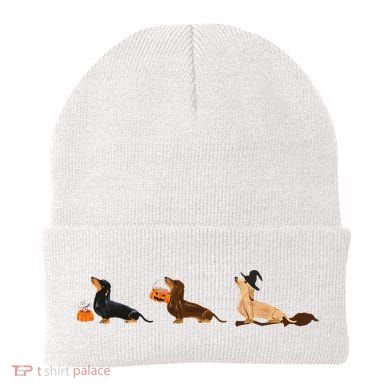 Dachshund Halloween Halloween Dachshund  Beanie